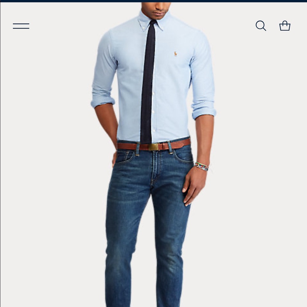 EUC. Men’s Ralph Lauren Iconic oxford shirt.